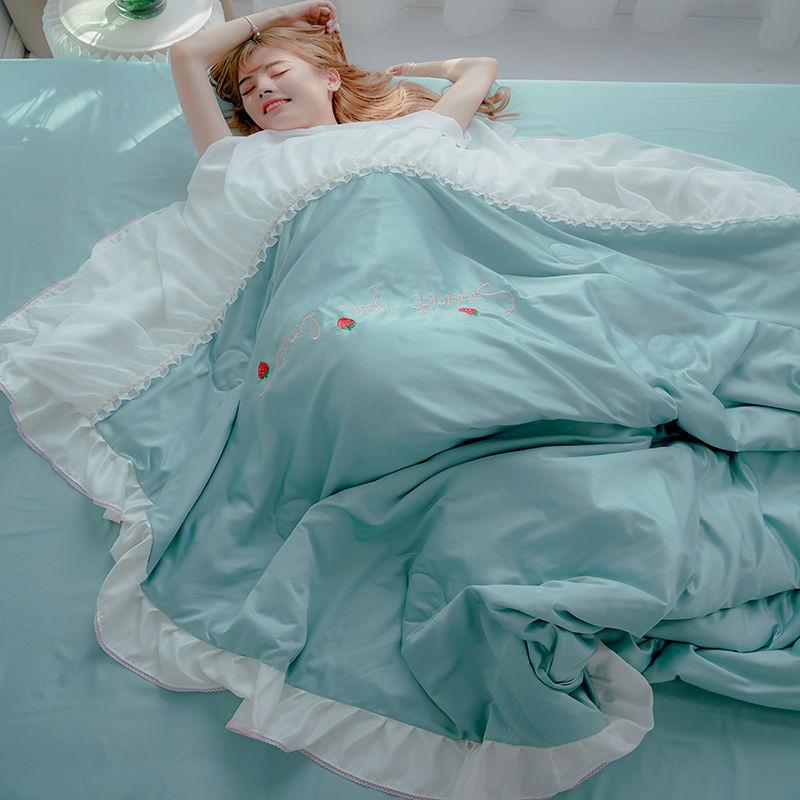 

Кондиционирование Шелковый Ледяной Шелк Летнее Прохладное Одеяло Односпальное Полуторное Тонкое Натуральный Шелк Летнее Одеяло 200x230cm