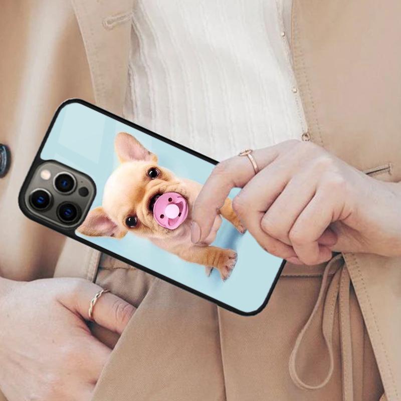 French Bulldog Puppy Funny Cute Magnetic Phone Case For APPLE iPhone 17 Air 16 14 13 12 Pro Max 15 Plus MagSafe Cover