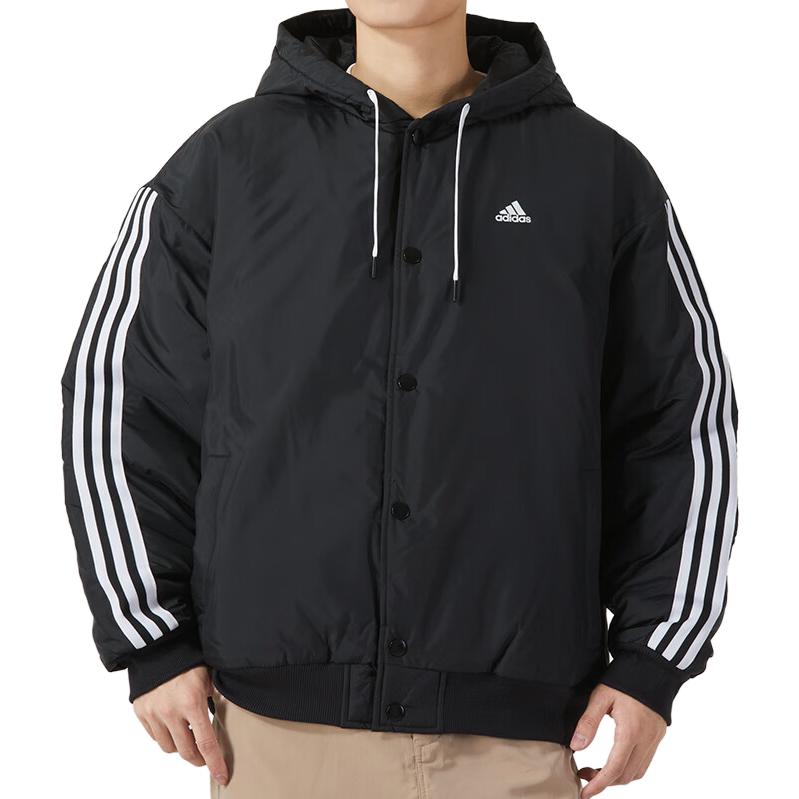 Adidas Jackets Men's Black Hooded Moderate Other IK7669