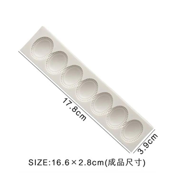 Variety lace silicone mold DIY fondant cake mold chocolate fudge tool kitchen baking utensils