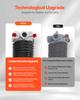 SucceBuy Garage Door Torsion Springs Pair Cycles Electrophoresis Black Coated for Replacement Garage Door Springs