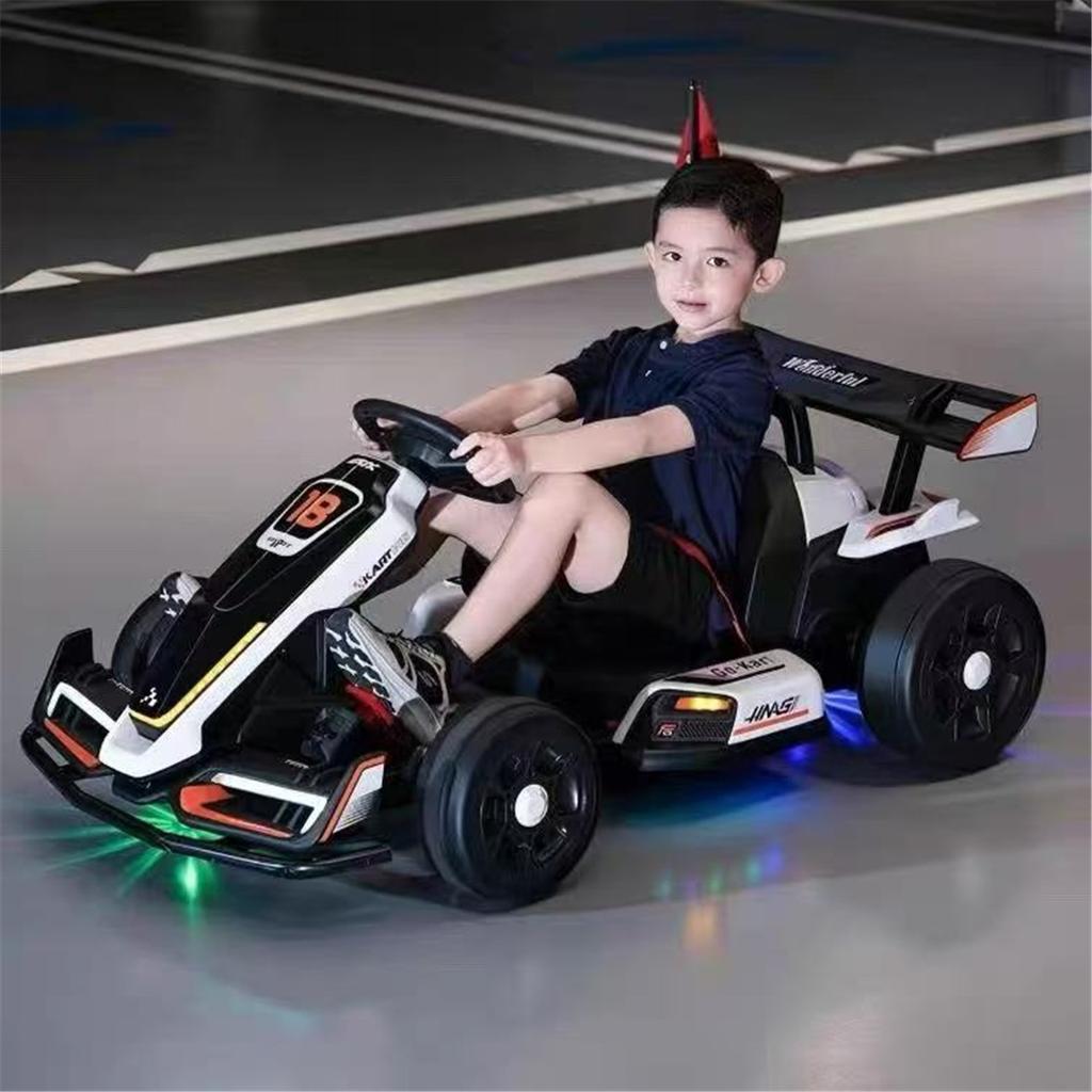 Electric Drift Go‑Kart Ride‑On Toy Car, Rechargeable 4‑Wheel Vehicle With Remote Control, For Kids And Adults