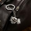 Compact 9.7cm Engineering Vehicle Keyring High Grade Alloy Craftsmanship For Practical And Decorative Use
