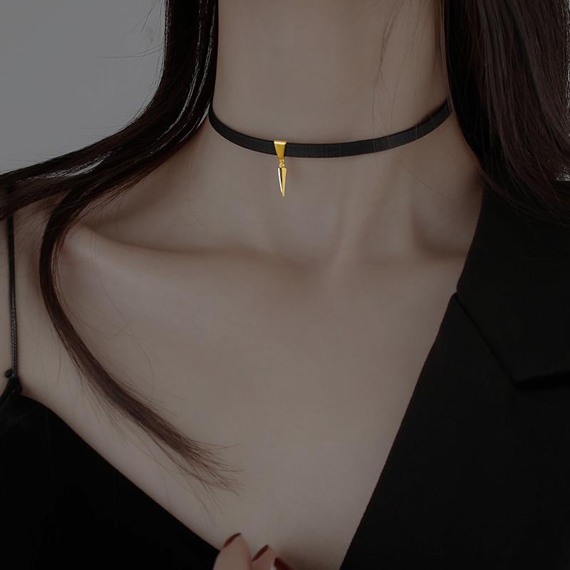 Jewelry Black Collar Light Luxury Niche Simple Chain Personalized Jewelry