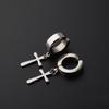 Punk Women Gift Unisex Elegant Fashion Jewelry Cross Clip Earring Men Ear Cuff Non-Piercing Earring