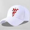 Fashionable Men's and Women's Floral Butterfly Summer Fashionable Duckbill Hat Same Style Couple Baseball Cap Sun Shading and Outdoor Hat