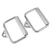2PCS Gym Exercise Pull Handle Stainless Steel Electroplated D Row Handle Cable Attachment for Fitness Workout Cable Machine Accessories