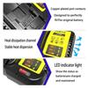 Lithium Battery Charger Accessories Parts LED Display For DeWalt For XR 10.8V 14.4V 20V Li-ion Cell Pack DCB112 DCB115 DCB118