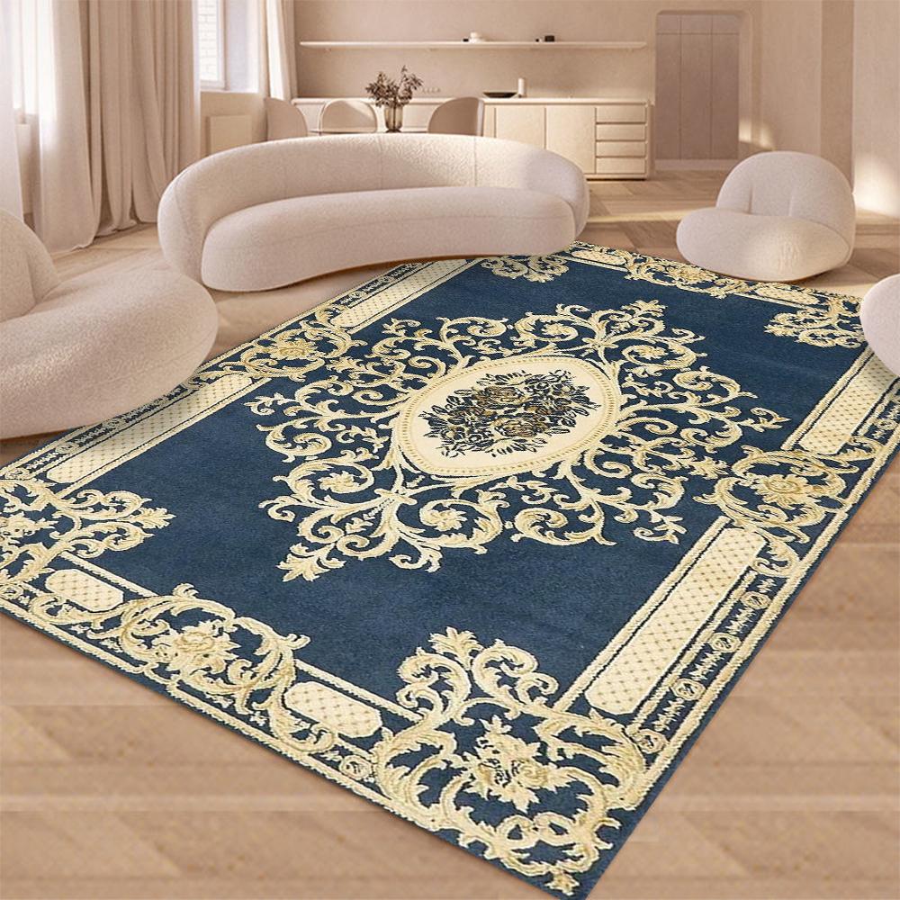 Classic Persian Red Luxury Rug for Living Room Bedroom Premium NonSlip Carpet Elegant Tea Table Kitchen Floor Mat Home Decor