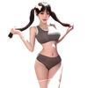 Spicy Color Block Trim Tank & Hip-Hugging Shorts Lingerie Set