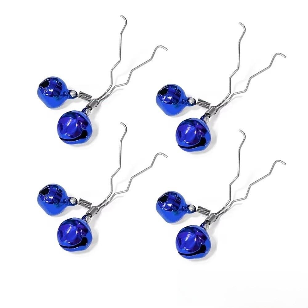 5/10Pcs Metal Clip-On Fishing Rod Bell Anti-Throwing Design Fishing Tackle Accessory  Night Fishing