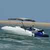 4 Bow Bimini Top with Mesh Side Panels 243 x (170 182) x 137 cm