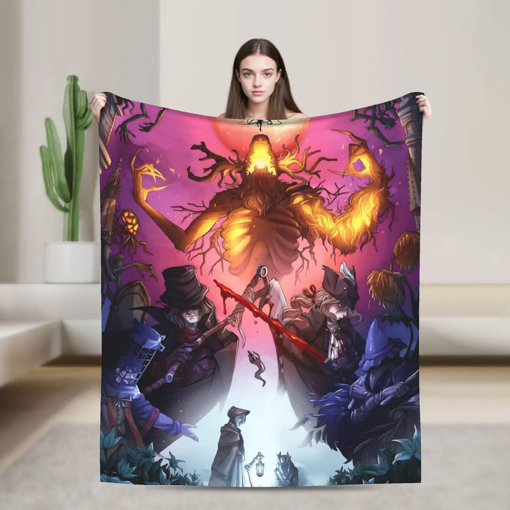 Bloodborne Dark Souls Decke Warm Weich Bedruckte Plüschdecke für Mädchen Jungen Sofa Stuhl Flanell Tagesdecke Bettbezug
