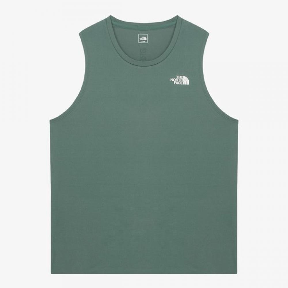 The North Face Men S Tnf Run SleeveleSS Nt7vr02c Sea Pine