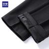 Romon Men's Fleece Lined Wrinkle-Free Stretch Straight-Leg Dress Pants