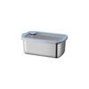 Boîte de Rangement pour Réfrigérateur et Congélateur en Acier Inoxydable 316L pour Aliments, Fruits et Légumes