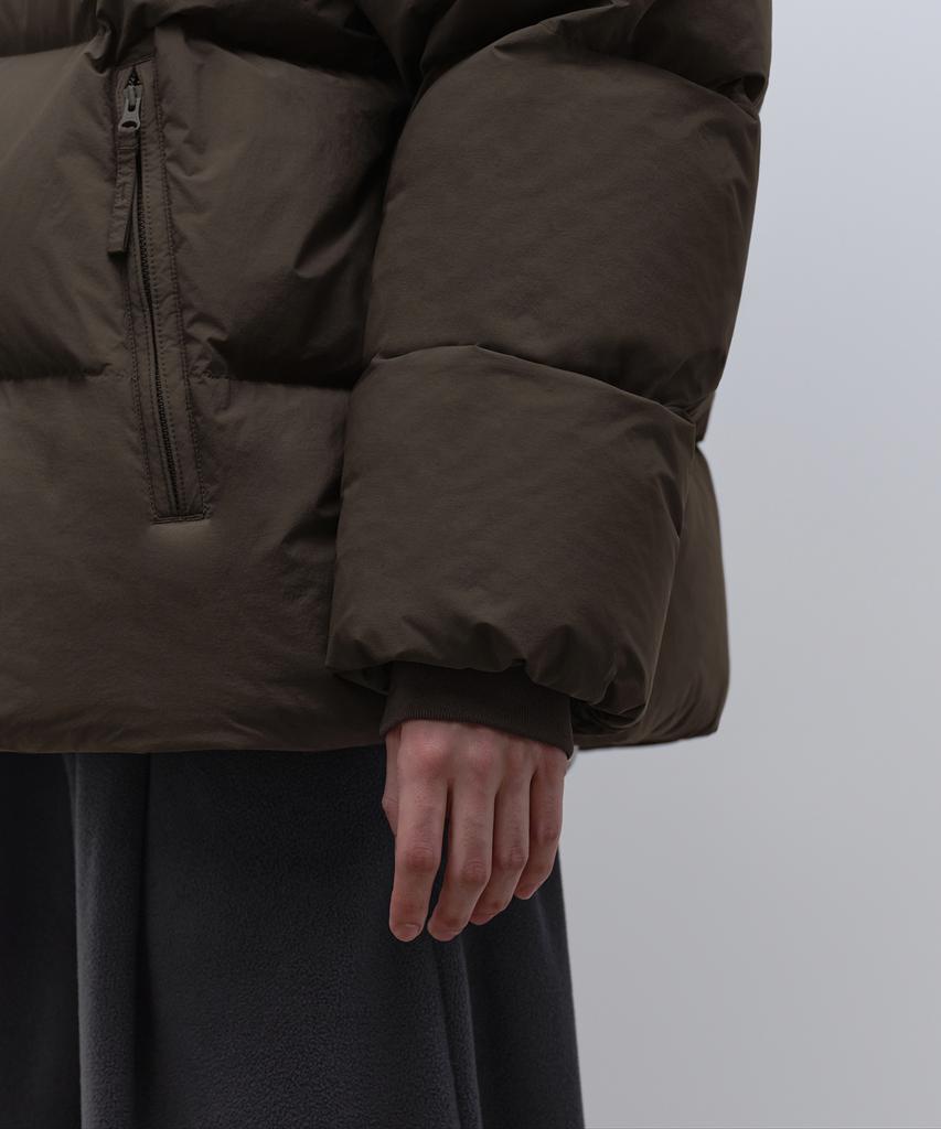 Musinsa Standard Snap Down Short Padded Jacket [Brown]