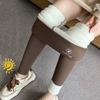 Autumn Winter Casual Women Leggings Underwear Thermal Waist Fleece Tight Warm Trousers for Women Cashmere Pants