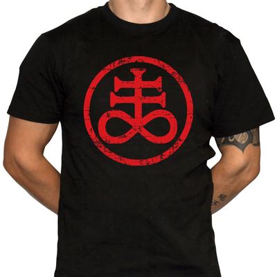 ANCIENT LEVIATHAN CROSS T-SHIRT - Occult Symbol Shirt - 100% Cotton Shirt