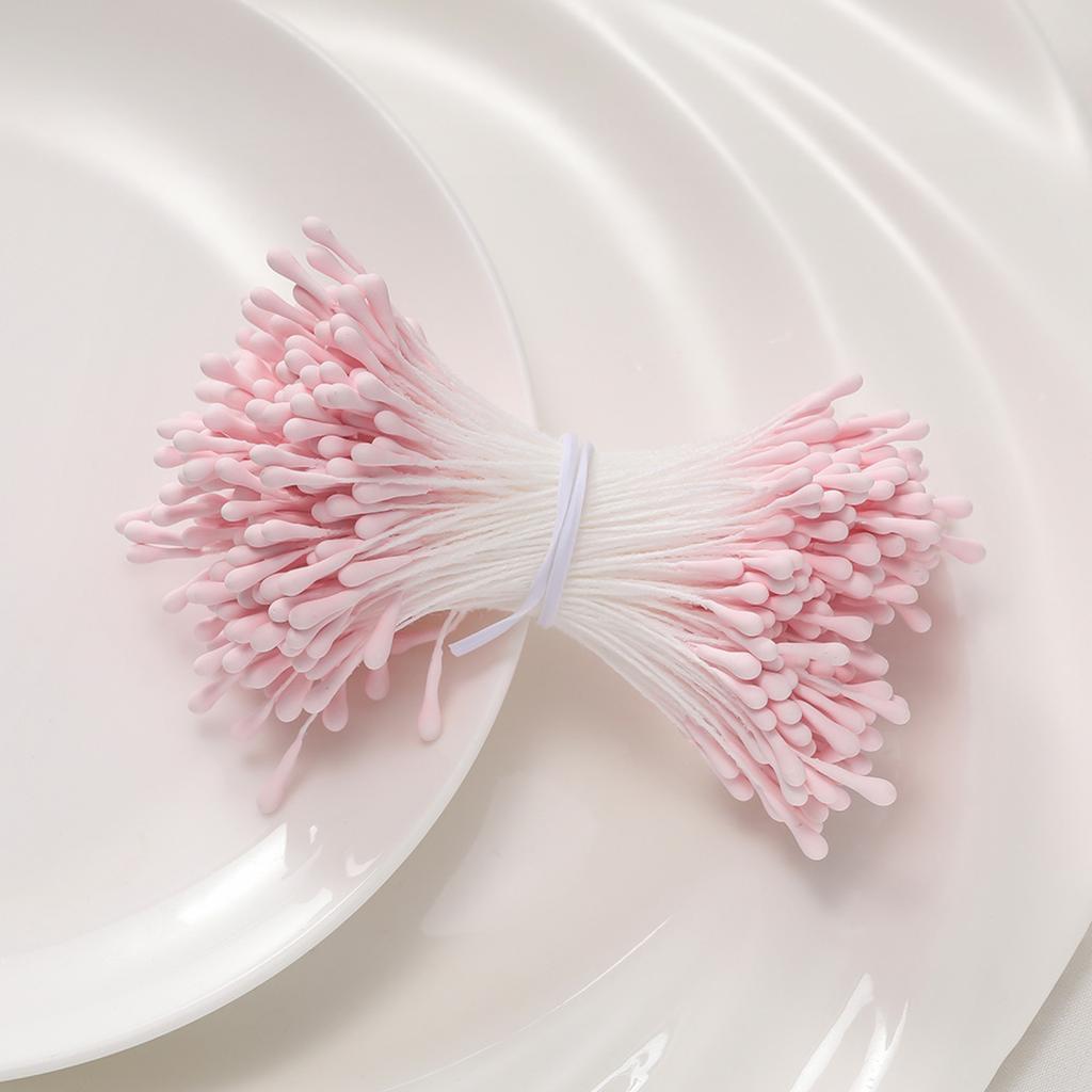 2mm Nylon Flower Silk Flower Buds Matchstick Flower Centers DIY Hair Accessory Materials