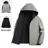 New Outdoor Men's Sports Solid Color Leisure High-grade Middle-aged and Elderly Wear Reversible Baseball Jacket