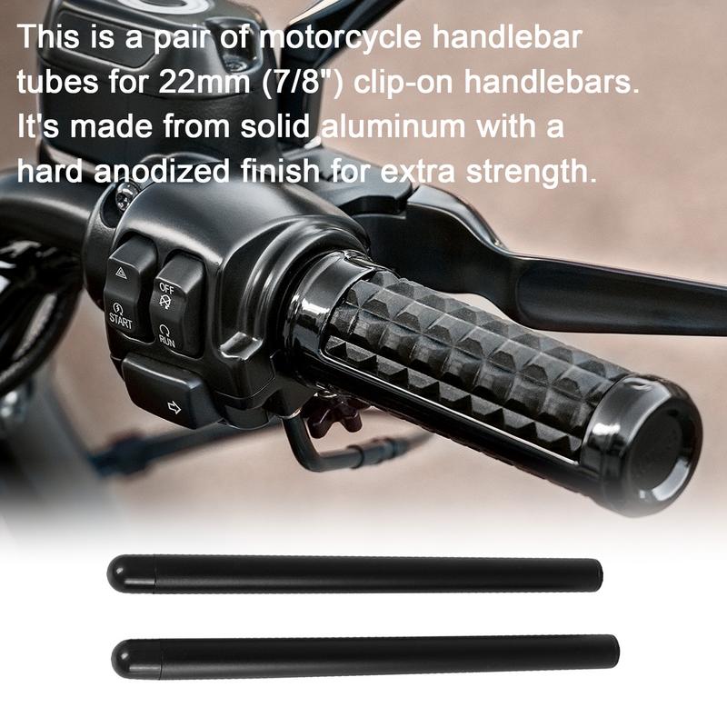 Universal Motorcycle 22mm Clip On Ons Clipon Handle Bar Replacement Handlebars Tube For Most Motorbikes