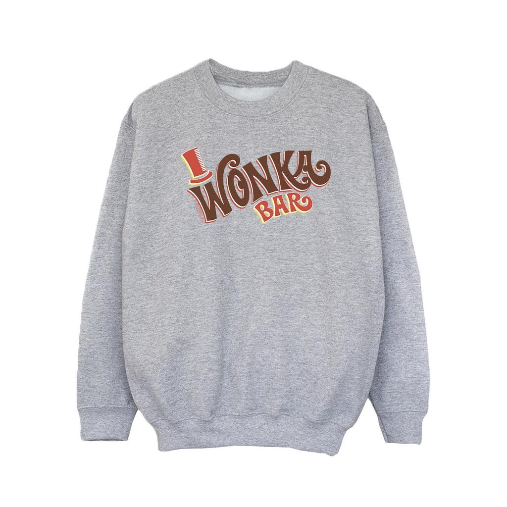 Willy Wonka Girls Bar Logo Sweatshirt