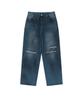 ENDOOR Volume Dirty Denim Pants (Indigo Blue)