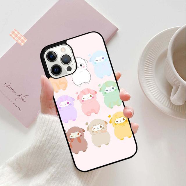 Cute Llama Alpaca Animals Cartoon Phone Case Cover for iPhone 17 Air 16 15 14 13 11 12 Pro Max Plus Shell Coque