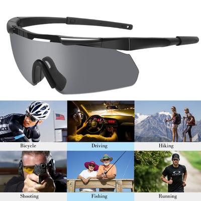 Men Women Protection Glasses Paintball Shooting Goggles Tactical Mtb Cycling Sunglasses