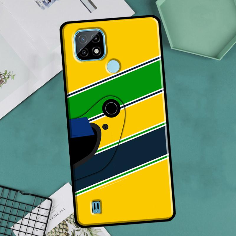 

Чехол Ayrton Senna F1 для Realme 9 Pro Plus 8 8i 9i C35 GT Neo 2 Чехол для OnePlus 10 9 Pro Nord2 8T 9R 10R Realme 9 4G