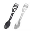 1PC 10-in-1 Multifunctional Outdoor Camping Survival Fork and Spoon Kitchen Multifunctional Wrench Bottle Opener Spoon