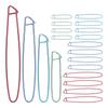 10pc Random Color Aluminum Anti-Sewing Pins, Colorful Sweater Markers, Anti-Sew Large Bows Pins, Sweater Weaving Marking Tool