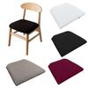 Chair Cover Fashion Check Design High Elasticity Jacquard Spandex Dining Room Chair Seat Cover for Household