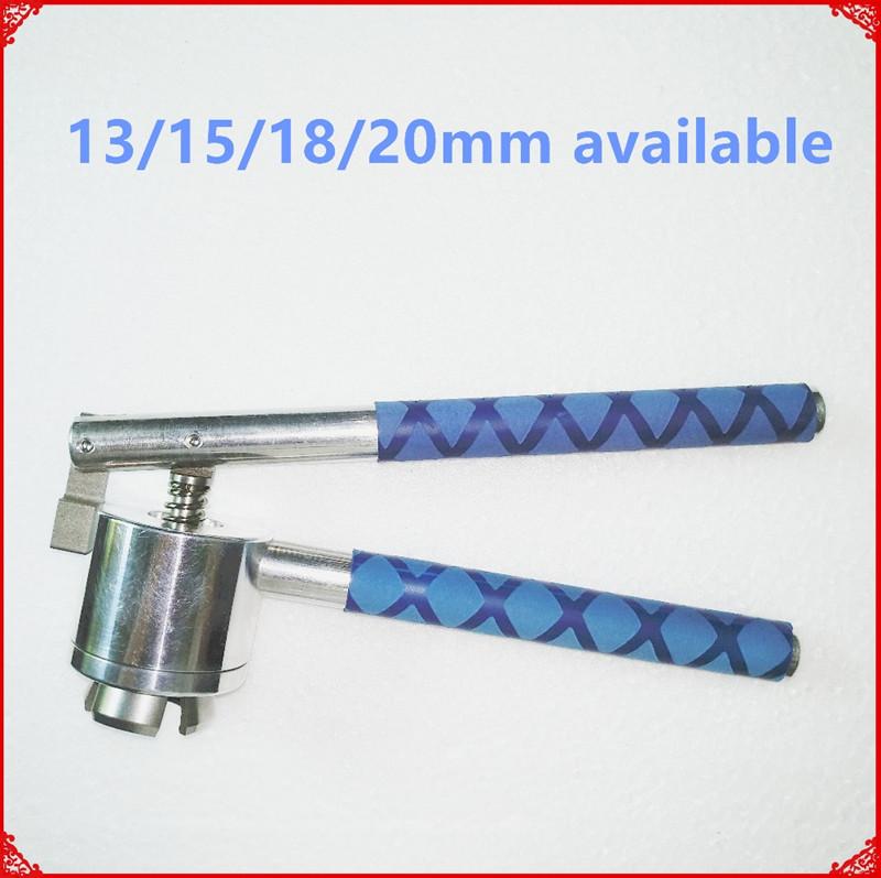 Perfume Bottle Crimper Machine 13/15/18/20mm Steel Vial Lotion Bottle Spray Manual Sealing Tools Capper
