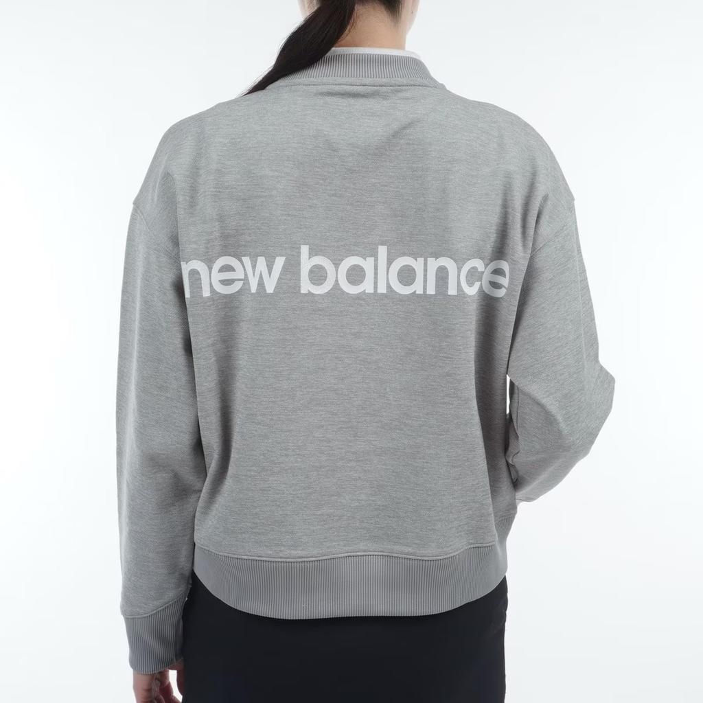 Golf Crew Neck Sweatshirt 3 [New Balance] Women's (Stretchy/Shape Retention) / 012-5162502 020_Gray [LL]