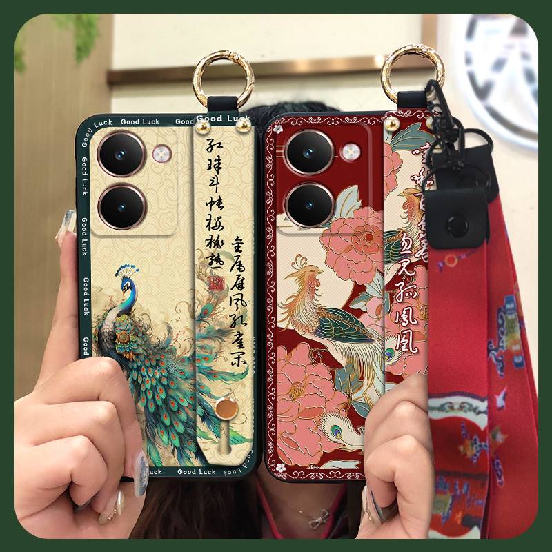 Husă Telefon cu Șnur de Mână Pentru Realme P3 Ultra 5G Suport Telefon Anti-șoc Impermeabilă Pentru Mamă Inel Protector din Silicon