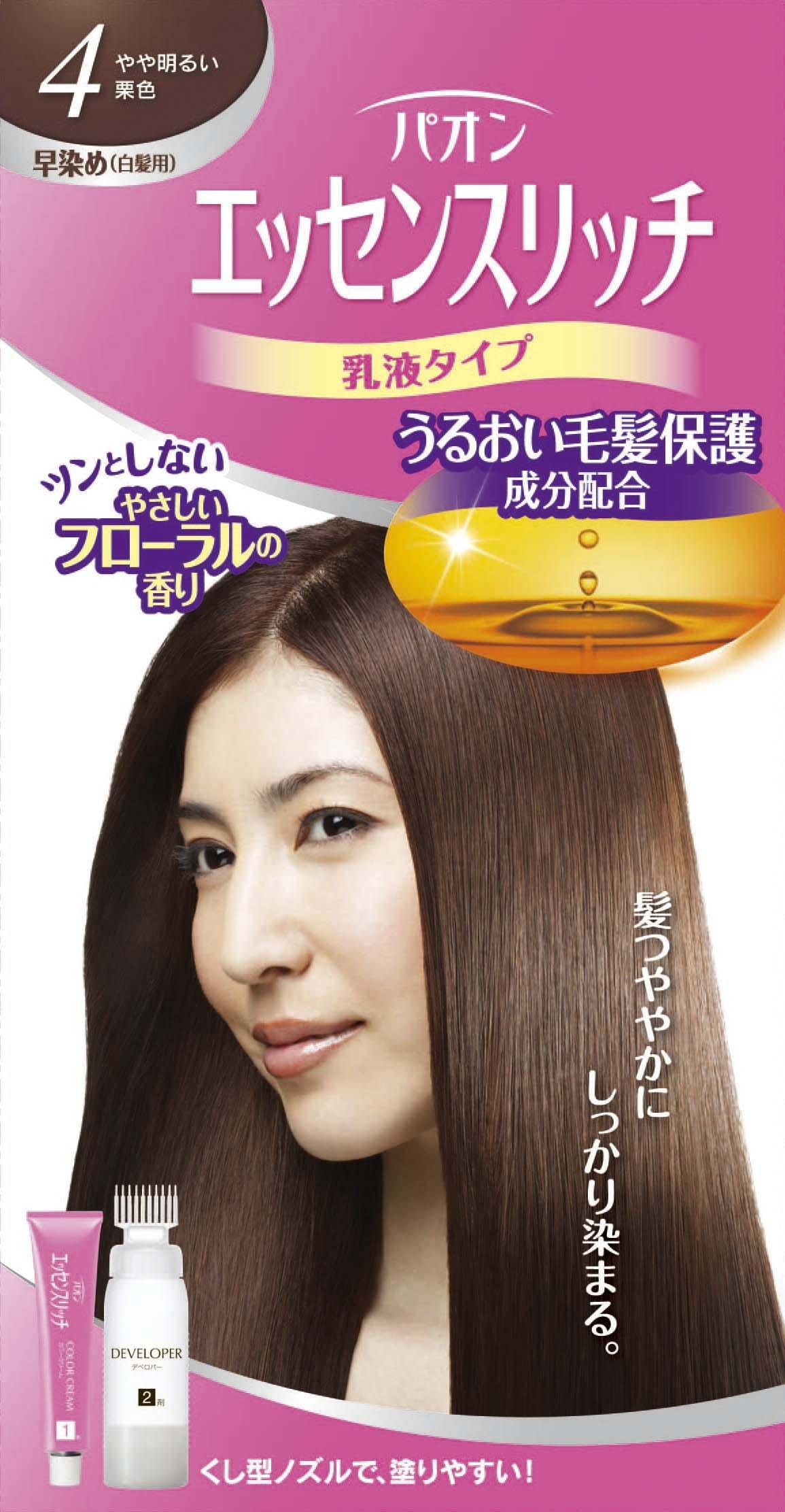 

PAON Essence Rich Emulsion Type Light Chestnut 50g 50mL 4, Brown, +