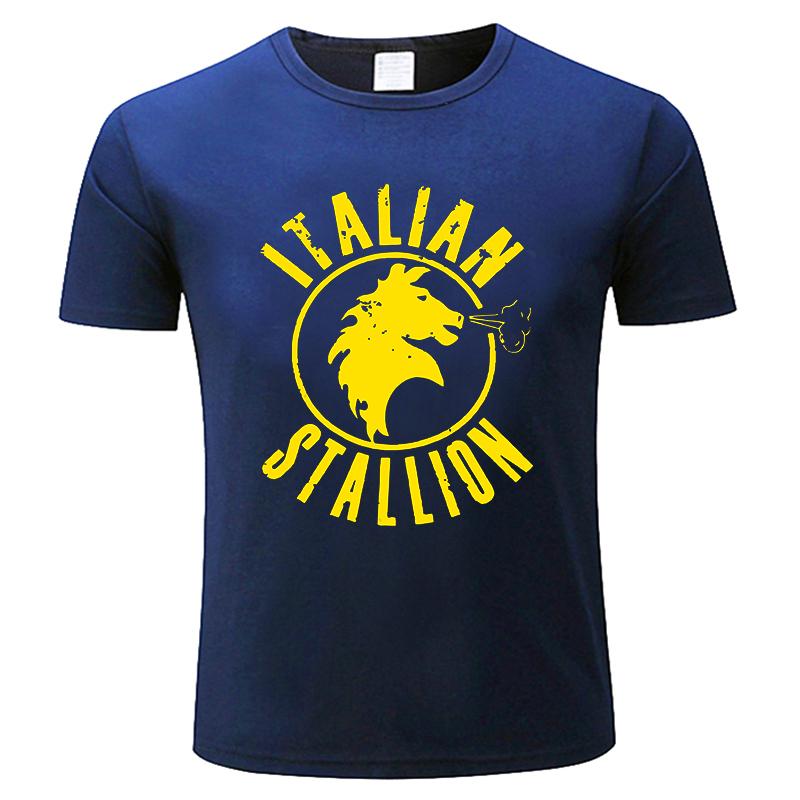 Italian Stallion Licensed mens cotton tshirt fashion tee-shirt male summer tops Summer t-shirt men drop shipping