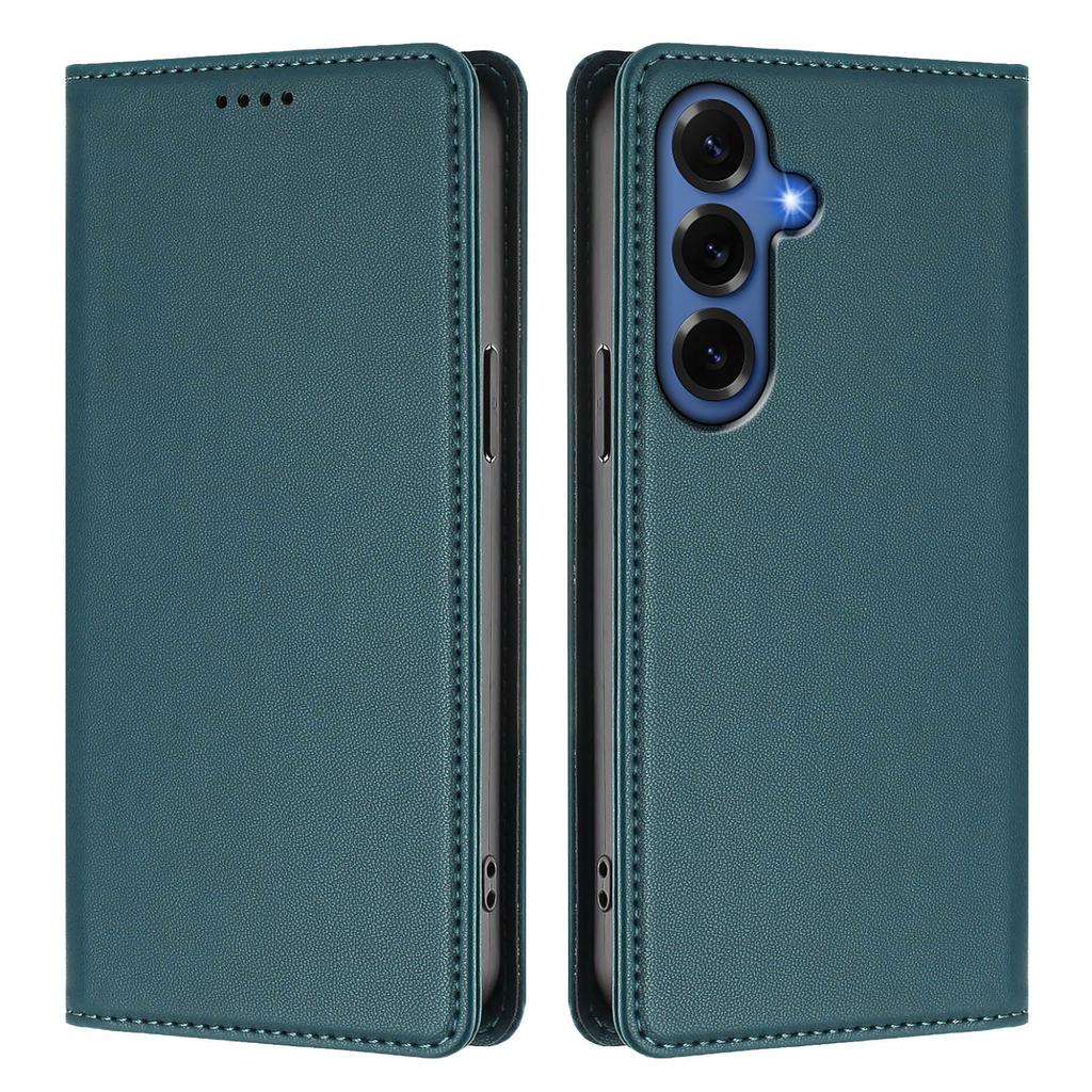 For Samsung Galaxy S26+ Leather Wallet Case Magnetic Closure RFID Blocking Phone Cover