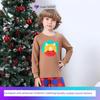 Malwee Boys' Suit Autumn and Winter New European and American Style Children's Christmas Style Handsome Children's Clothing Autumn Two-Piece Set