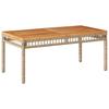 Vidaxl 4-Cz. Garden Furniture Set With Cushions, Mixed Beige