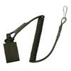 Elastic Lanyard Rope Tactical Anti-lost Spring Safety Strap Gun Rope For Key Ring Chain Flashlight Hunting Accessories
