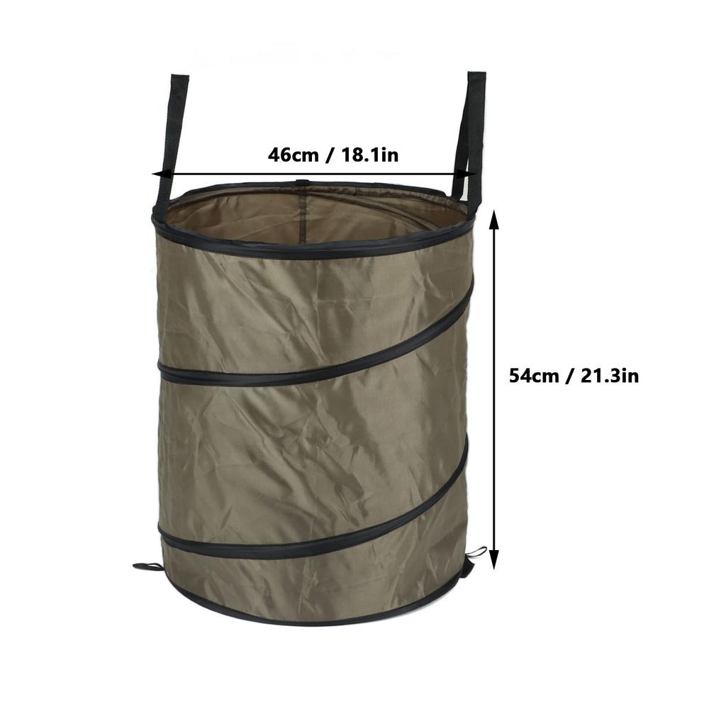 Collapsible Trash Can Waterproof Oxford Cloth Portable Camping Trash Can for Outdoor Balcony Garden