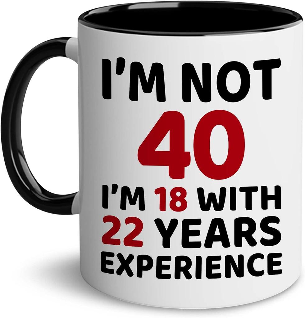 Birthday Birthday Ceramic Coffee Mark Cup 18 Years Old Tea Cup 40 Years Old 60 Years Old 80 Years Old Gift New 50