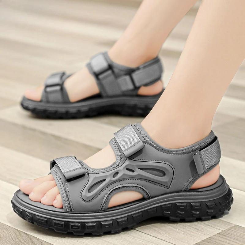 Fashion With Platform Male Shoe Sports Height Luxury Designer Clearance Sale High Quality New Summer Low Price Pvc Fashion Men's Sandal
