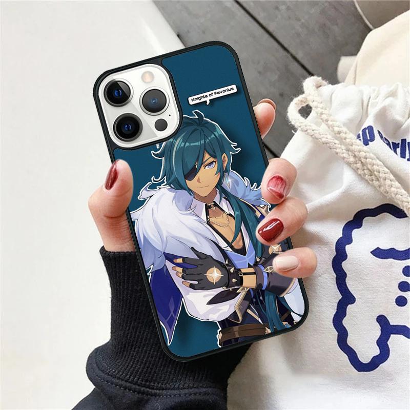 Genshin Impact Kaeya Phone Case For iPhone 17 Air 15 16 Cover 11 13 14 Pro Max 12 Plus Max Fundas