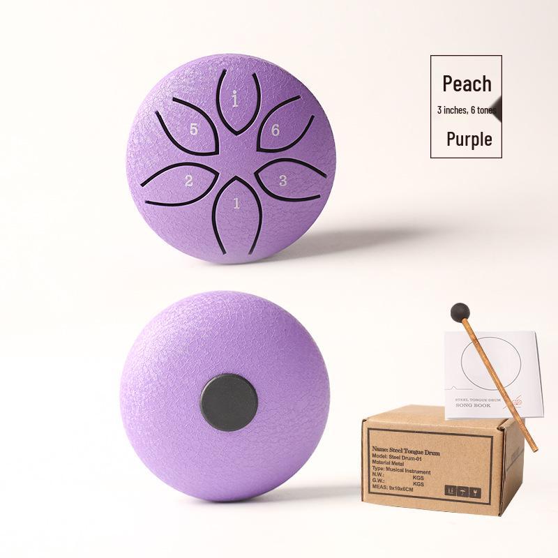 

Ethereal Steel Tongue Drum: Available in 3 , 4.5 , 6 , 8 , and 12 sizes with 8 or 11 notes.