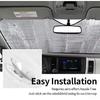 Paris Britney Lindsay Heated Windshield Sunshade Car Window Windscreen Cover Sun Shade Auto Sun Visor Car-covers
