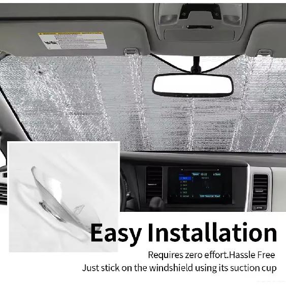 Paris Britney Lindsay Heated Windshield Sunshade Car Window Windscreen Cover Sun Shade Auto Sun Visor Car-covers